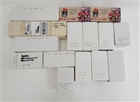 Lot of 15 Topps Chrome & Topps Football Sets