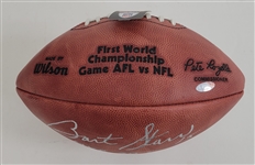 Bart Starr Autographed & Inscribed Official The Duke Football TriStar