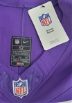 Justin Jefferson Autographed & Inscribed Authentic On Field Minnesota Vikings Throwback Jersey Beckett