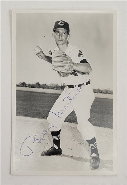 Billy Martin Autographed Postcard w/ PSA/DNA LOA
