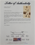 Billy Martin Autographed Postcard w/ PSA/DNA LOA