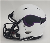 Dalvin Cook Autographed Minnesota Vikings Full Size Lunar Eclipse Authentic Helmet JSA