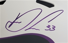 Dalvin Cook Autographed Minnesota Vikings Full Size Lunar Eclipse Authentic Helmet JSA