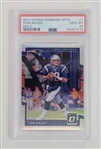 Tom Brady 2017 Panini Donruss Optic #1 Holo Card PSA 10