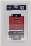 Tom Brady 2017 Panini Donruss Optic #1 Holo Card PSA 10