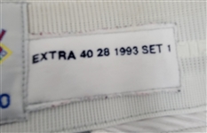 Bert Blyleven 1993 Game Used & Autographed Pants w/ Photocopied Blyleven Letter of Provenance