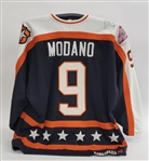 Mike Modano 1992-93 NHL All-Star Game Used & Autographed Jersey *From 1st All Star Game* w/ MN North Stars Equipment Manager Letter of Provenance & Rich Ellis LOA