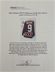Mike Modano 1992-93 NHL All-Star Game Used & Autographed Jersey *From 1st All Star Game* w/ MN North Stars Equipment Manager Letter of Provenance & Rich Ellis LOA
