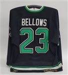 Brian Bellows 1992-93 Minnesota North Stars Game Issued Jersey w/100-year Stanley Cup Patch