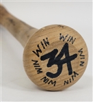 Kirby Puckett Minnesota Twins 1991 World Series Game Prepared & Autographed Bat w/ Beckett & PSA/DNA LOA's