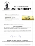 Kirby Puckett Minnesota Twins 1991 World Series Game Prepared & Autographed Bat w/ Beckett & PSA/DNA LOA's