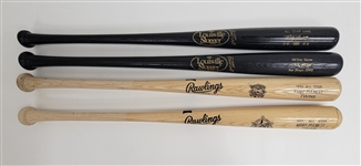 Lot of 4 Kirby Puckett All-Star Game Bats From Kirby Puckett’s Collection 