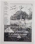 2002 PGA Championship Autographed Lot Including Program & Pass