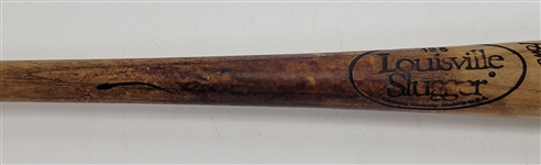 George Brett c. 1988-89 Kansas City Royals Game Used & Autographed Inscribed Bat PSA/DNA GU 9.5