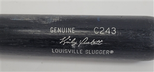 Kirby Puckett 1989 Minnesota Twins Game Used Bat PSA/DNA GU 10 *From His Only Batting Title Season*