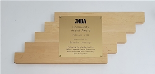 Brandon Jennings 2011 NBA Community Assist Award