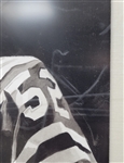 Jim Brown Autographed Original 40x40 James Fiorentino Watercolor Painting Framed 47x47 w/ Beckett LOA