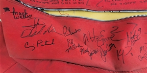 Phil Verchota 1980 U.S.A. Olympic Hockey Team Game Used & Team Signed Equipment Bag - 19 Signatures w/ Letter of Provenance