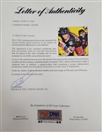 Wayne Gretzky Autographed Matted Cereal Box w/ PSA/DNA LOA