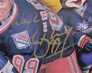 Wayne Gretzky Autographed Matted Cereal Box w/ PSA/DNA LOA