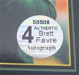 Brett Favre Autographed Matted Passing Through The Years Photo w/Favre Authentication 