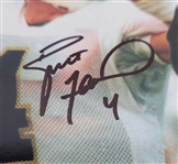 Brett Favre Autographed Matted Passing Through The Years Photo w/Favre Authentication 