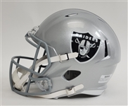 Davante Adams Autographed Las Vegas Raiders Full Size Replica Helmet Beckett
