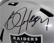 Bo Jackson Autographed Oakland Raiders Full Size Replica Helmet Beckett