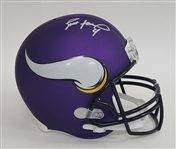 Brett Favre Autographed Minnesota Vikings Full Size Replica Helmet