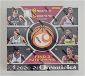 Factory Sealed 2020-21 Panini Chronicles Basketball Hobby Box