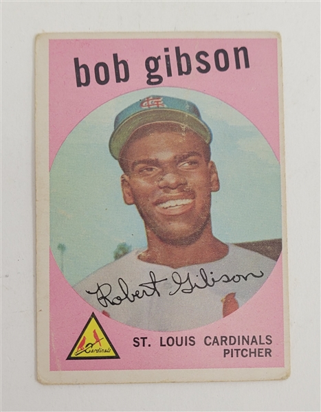 Bob Gibson 1959 Topps #514 Rookie Card