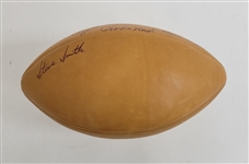 Bud Grant & 60s-70s Vikings Autographed MacGregor Original Football with Box - 10 Autographs