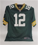 Aaron Rodgers Autographed Green Bay Packers Jersey Steiner