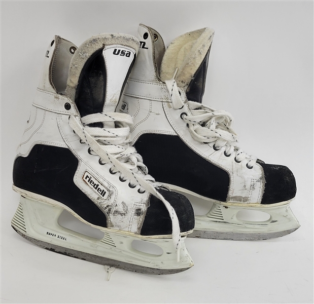 Dino Ciccarelli c. 1980s Minnesota North Stars Game Used Hockey Skates w/ Letter of Provenance 