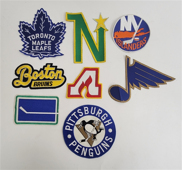 Lot of 8 Vintage 1970s NHL Jersey Patches