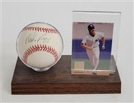 Wade Boggs Autographed OAL Baseball w/ Card