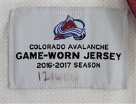 Erik Johnson 2016-17 Colorado Avalanche Game Used Jersey w/ Avalanche LOA