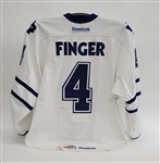 Jeff Finger 2011-12 Toronto Marlies AHL Game Used Jersey w/ Marlies LOA