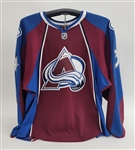 Kurt Sauer 2007-08 Colorado Avalanche Game Used Jersey w/ MeiGray LOA