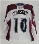 Kyle Cumiskey 2010-11 Colorado Avalanche Game Used Jersey w/ MeiGray LOA