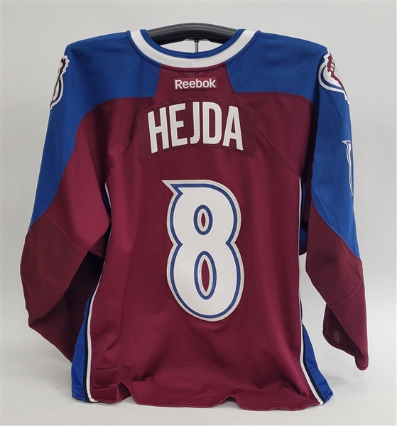 Jan Hejda 2011-12 Colorado Avalanche Game Used Jersey w/ MeiGray LOA