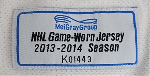 Jamie McGinn 2013-14 Colorado Avalanche Game Used Jersey w/ MeiGray LOA