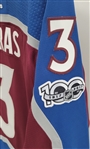 Chris Bigras 2017 Colorado Avalanche Game Used Jersey w/ Global Series Patch & COA
