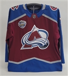 Chris Bigras 2017 Colorado Avalanche Game Used Jersey w/ Global Series Patch & COA