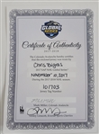 Chris Bigras 2017 Colorado Avalanche Game Used Jersey w/ Global Series Patch & COA