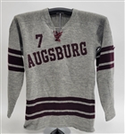 Augsburg College c. 1940s Game Used Hockey Jersey - Sweater