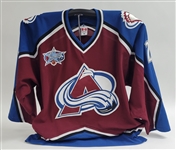 Milan Hejduk Colorado Avalanche Game Used & Autographed Jersey w/ Letter of Provenance