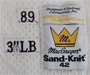 1989 Minnesota Timberwolves Game Issued Jersey From Inaugural Season