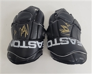 Milan Hejduk Colorado Avalanche Game Used & Autographed Hockey Gloves w/ Letter of Provenance 