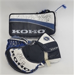 Patrick Roy Colorado Avalanche Game Used & Autographed Goalie Catcher & Blocker w/ Letter of Provenance